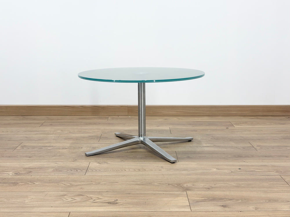 table basse ronde verre présentation